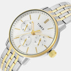 Trendline Men Quartz Silver Dial Multi-Function Stainless Steel Watch TWEG25408