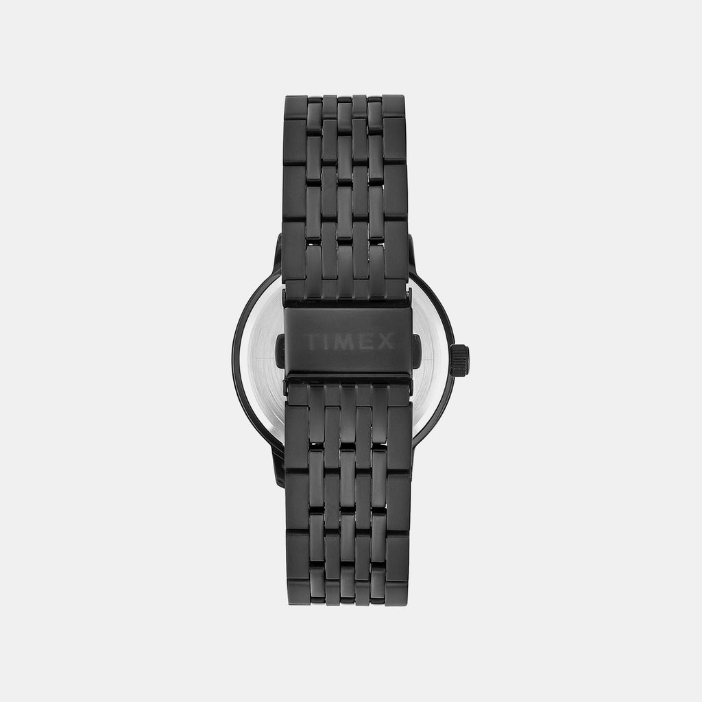 Men Quartz Black Dial Analog Stainless Steel Watch TWEG25410