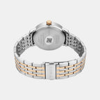 Trendline Men Quartz Black Dial Analog Stainless Steel Watch TWEG25411