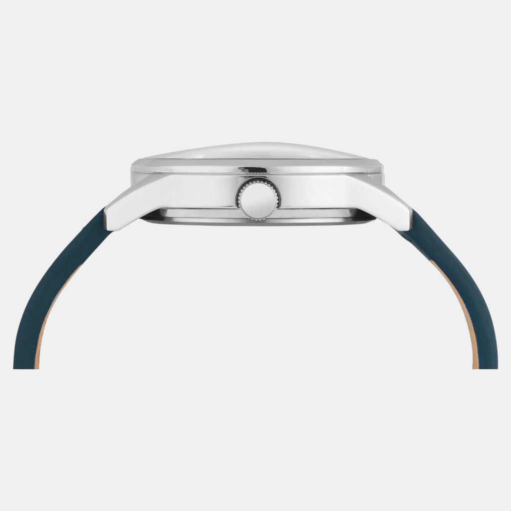 Fashion Men Quartz Sea Green Dial Analog Leather Watch TWEG25503