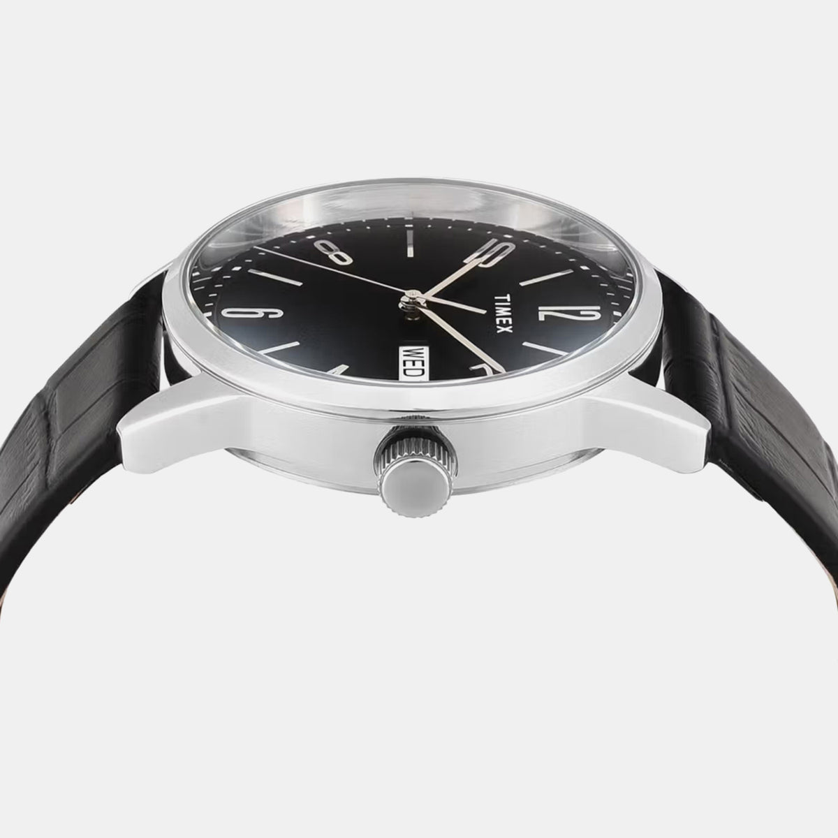 Trendline Men Quartz Black Dial Analog Leather Watch TWEG25507