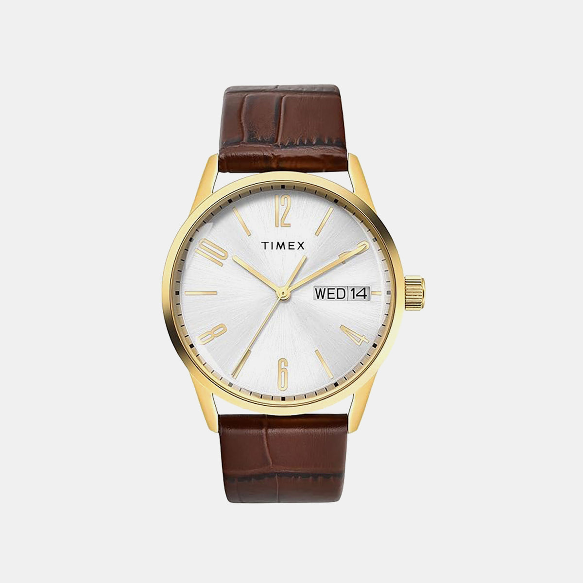 Trendline Men Quartz Silver Dial Analog Leather Watch TWEG25508