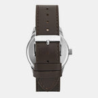 Trendline Men Quartz Teal Dial Multi-Function Leather Watch TWEG25513