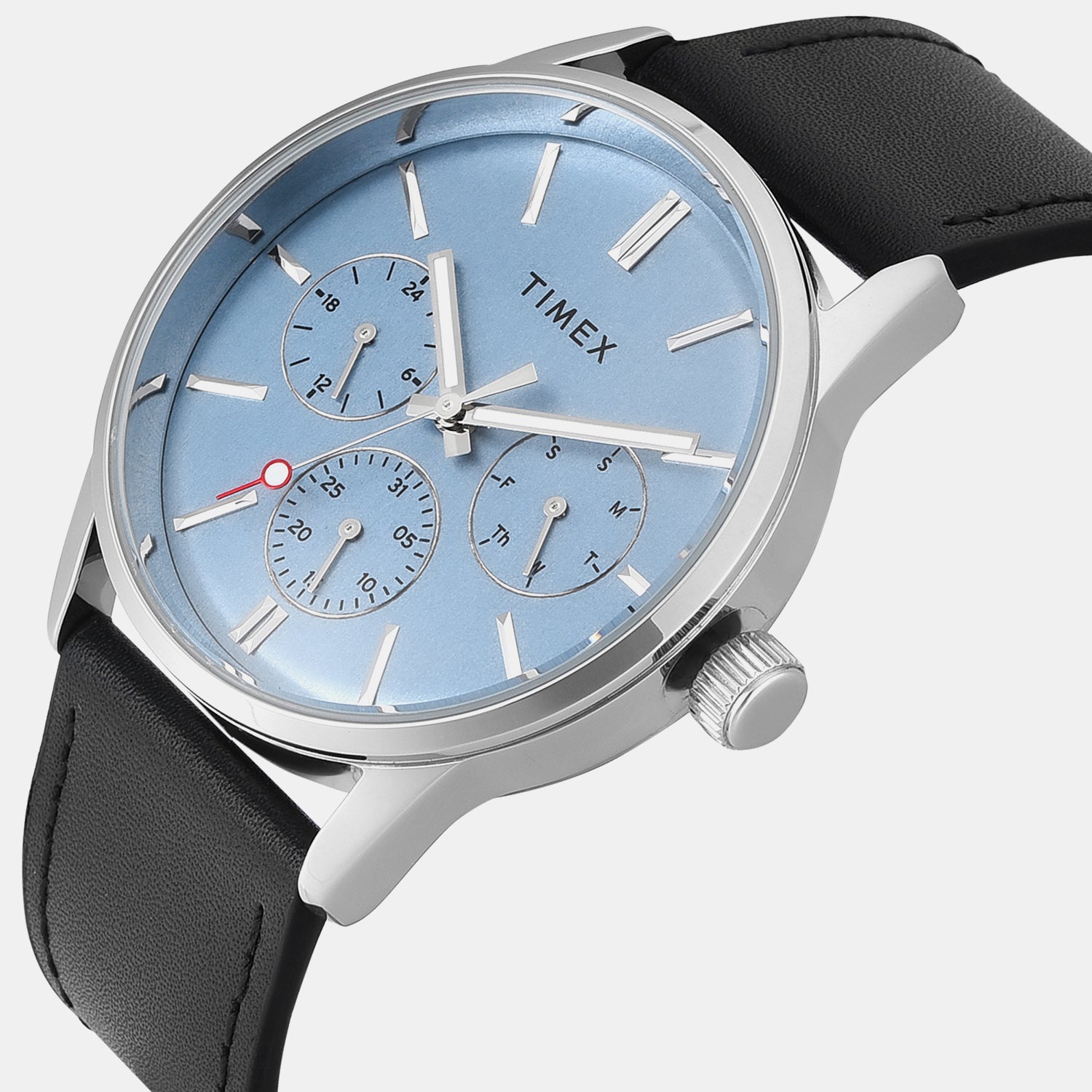 Trendline Men Quartz Blue Dial Multi-Function Leather Watch TWEG25514