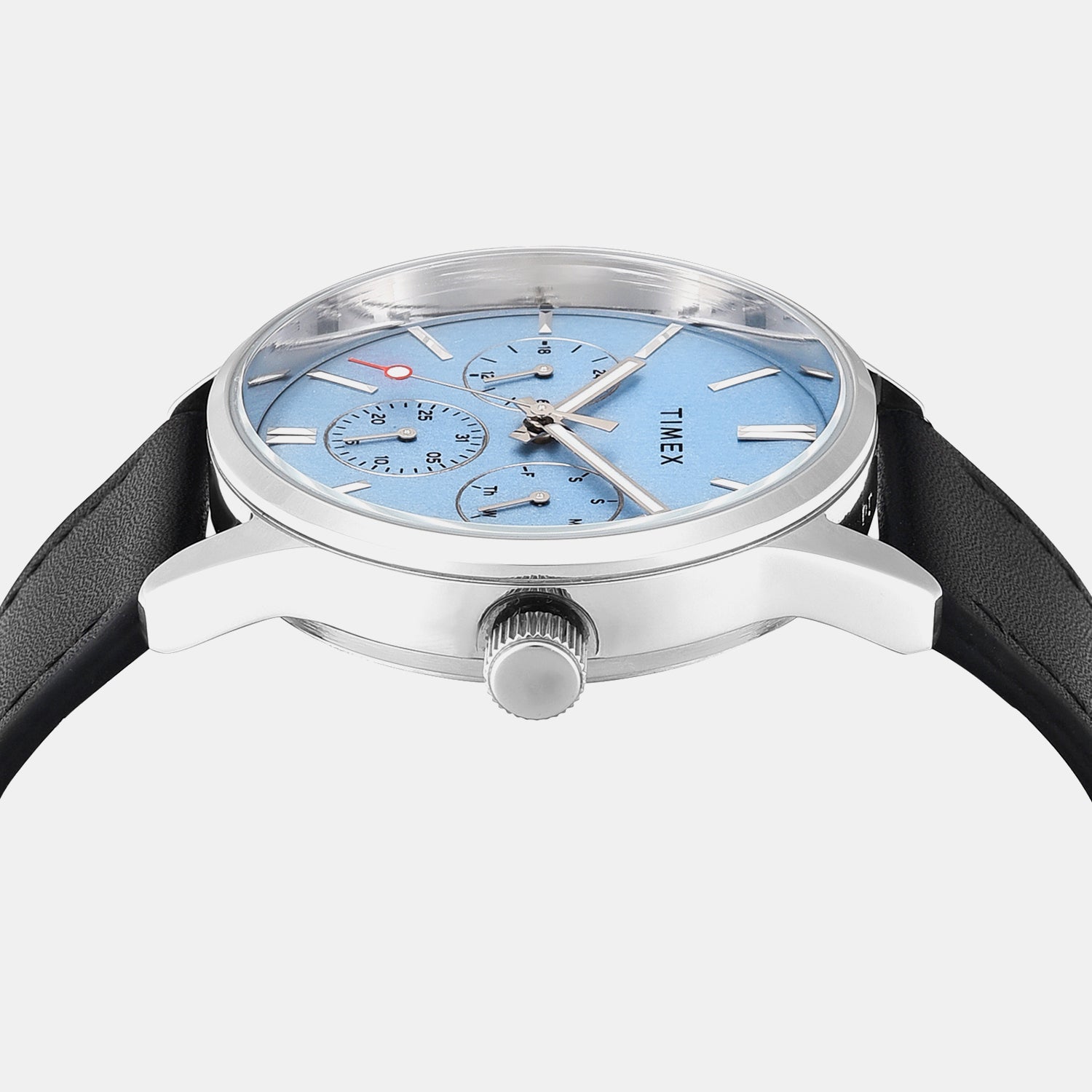 Trendline Men Quartz Blue Dial Multi-Function Leather Watch TWEG25514