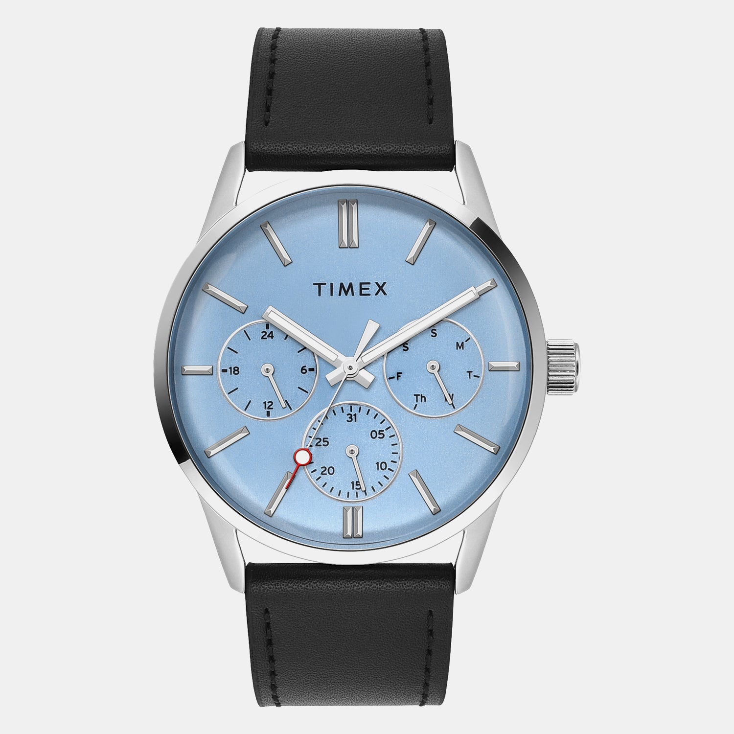 Trendline Men Quartz Blue Dial Multi-Function Leather Watch TWEG25514