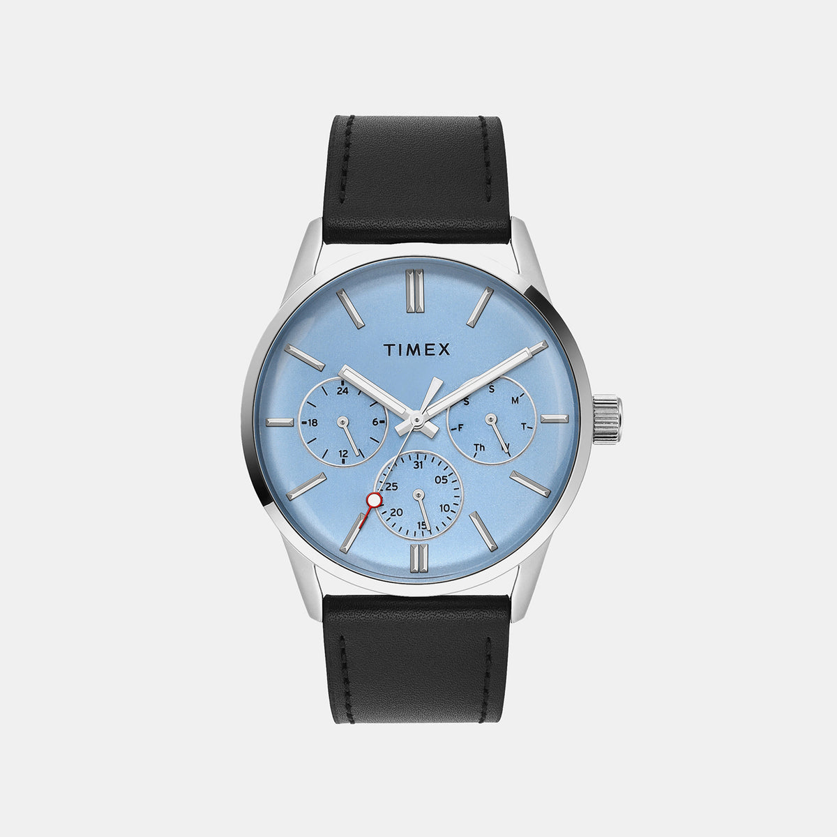Trendline Men Quartz Blue Dial Multi-Function Leather Watch TWEG25514