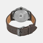 Trendline Men Quartz Blue Dial Multi-Function Leather Watch TWEG25515