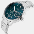 Trendline Men Quartz Teal Dial Multi-function Watch TWEG25516
