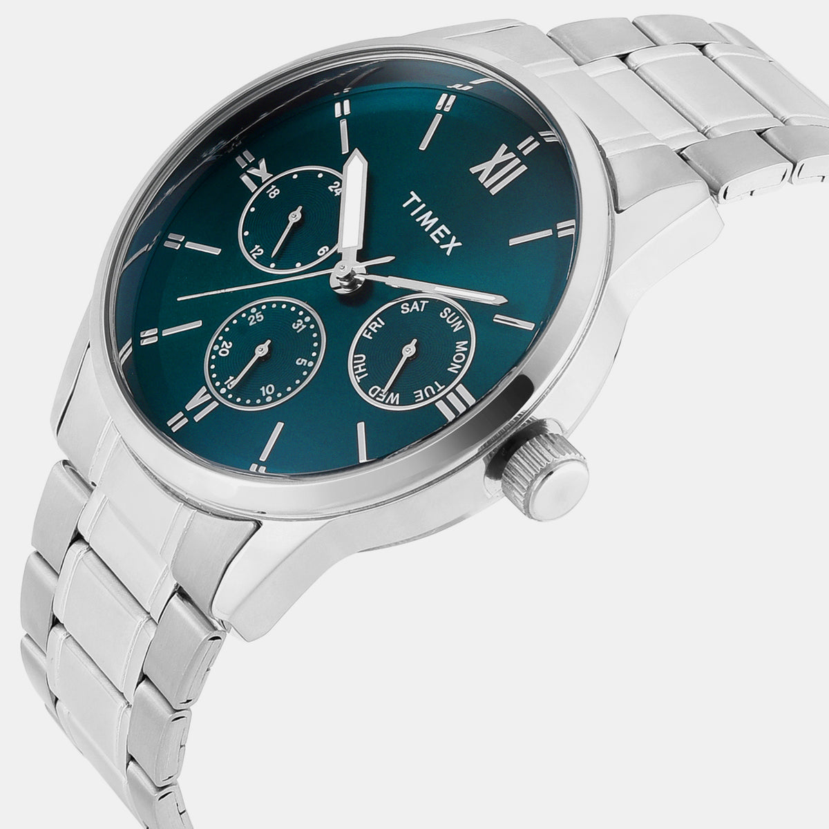 Trendline Men Quartz Teal Dial Multi-function Watch TWEG25516