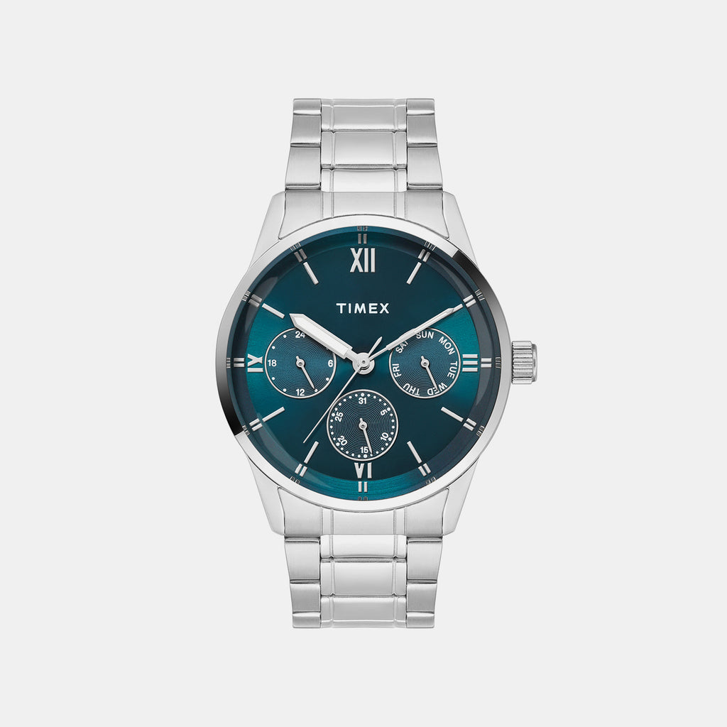 Trendline Men Quartz Teal Dial Multi-function Watch TWEG25516