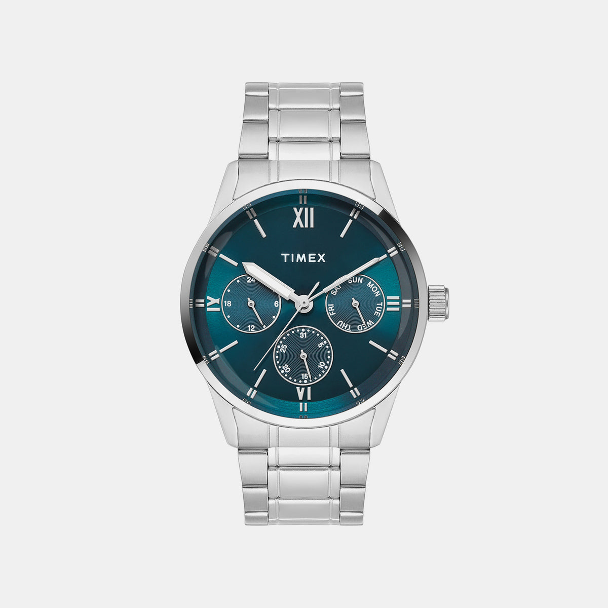 Trendline Men Quartz Teal Dial Multi-function Watch TWEG25516