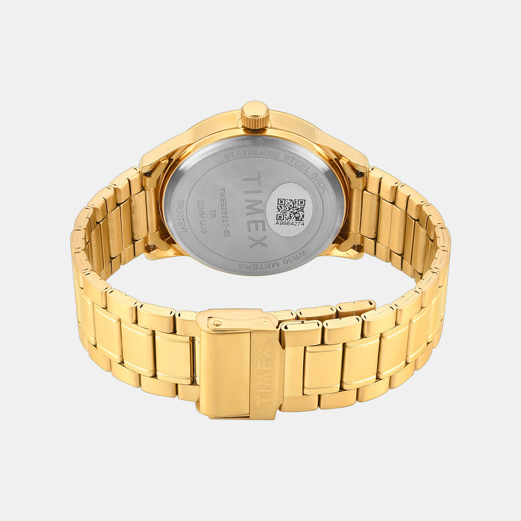 Fashion Men Quartz Champagne Dial Multi-function Watch TWEG25517