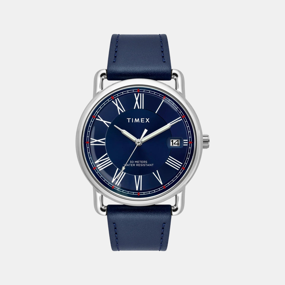 Trendline Men Quartz Blue Dial Analog Leather Watch TWEG25600