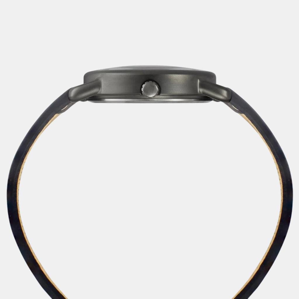 Fashion Men Quartz Green Dial Analog Leather Watch TWEG25602