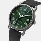 Trendline Men Quartz Green Dial Analog Leather Watch TWEG25602