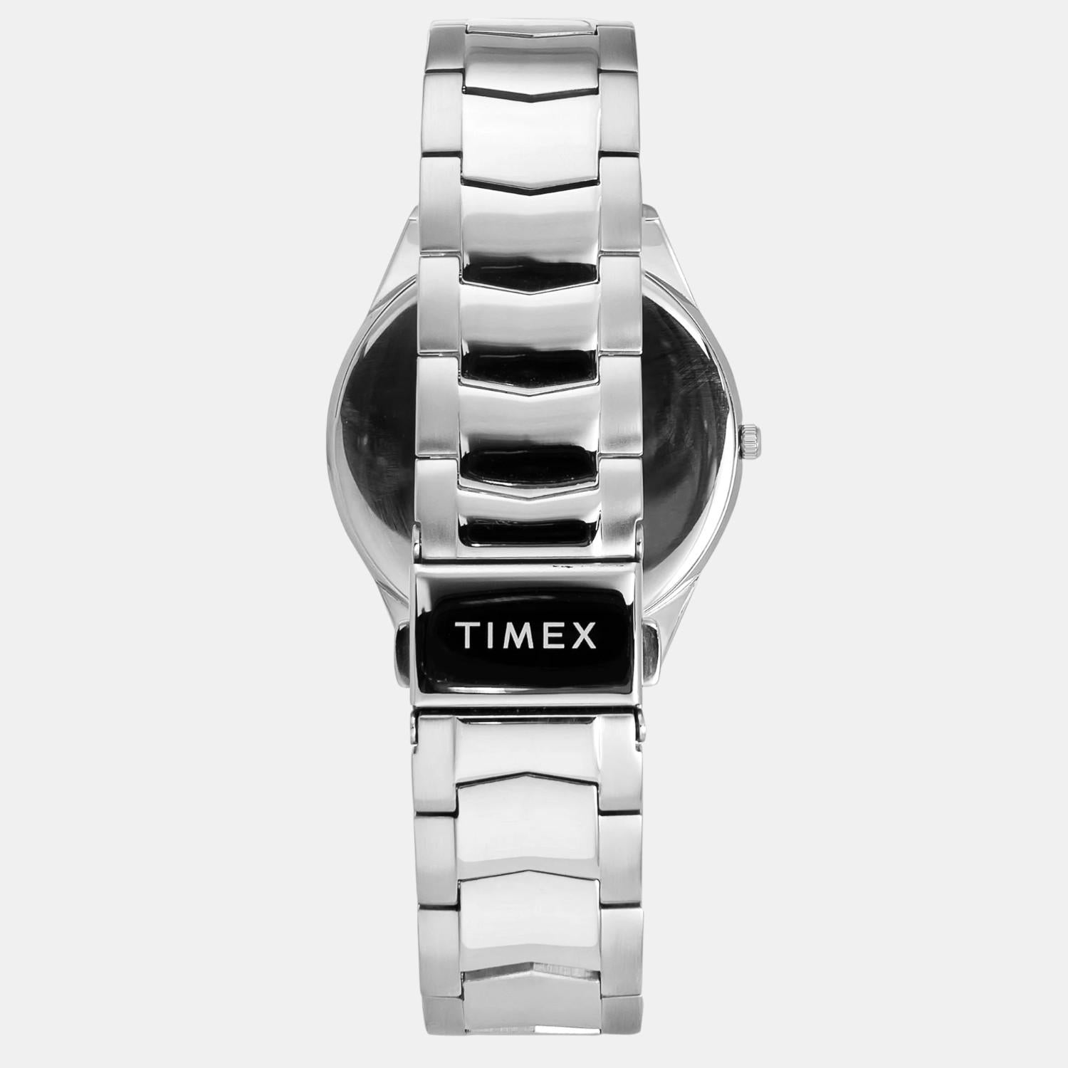 Fashion Men Quartz Green Dial Analog Stainless Steel Watch TWEG25800