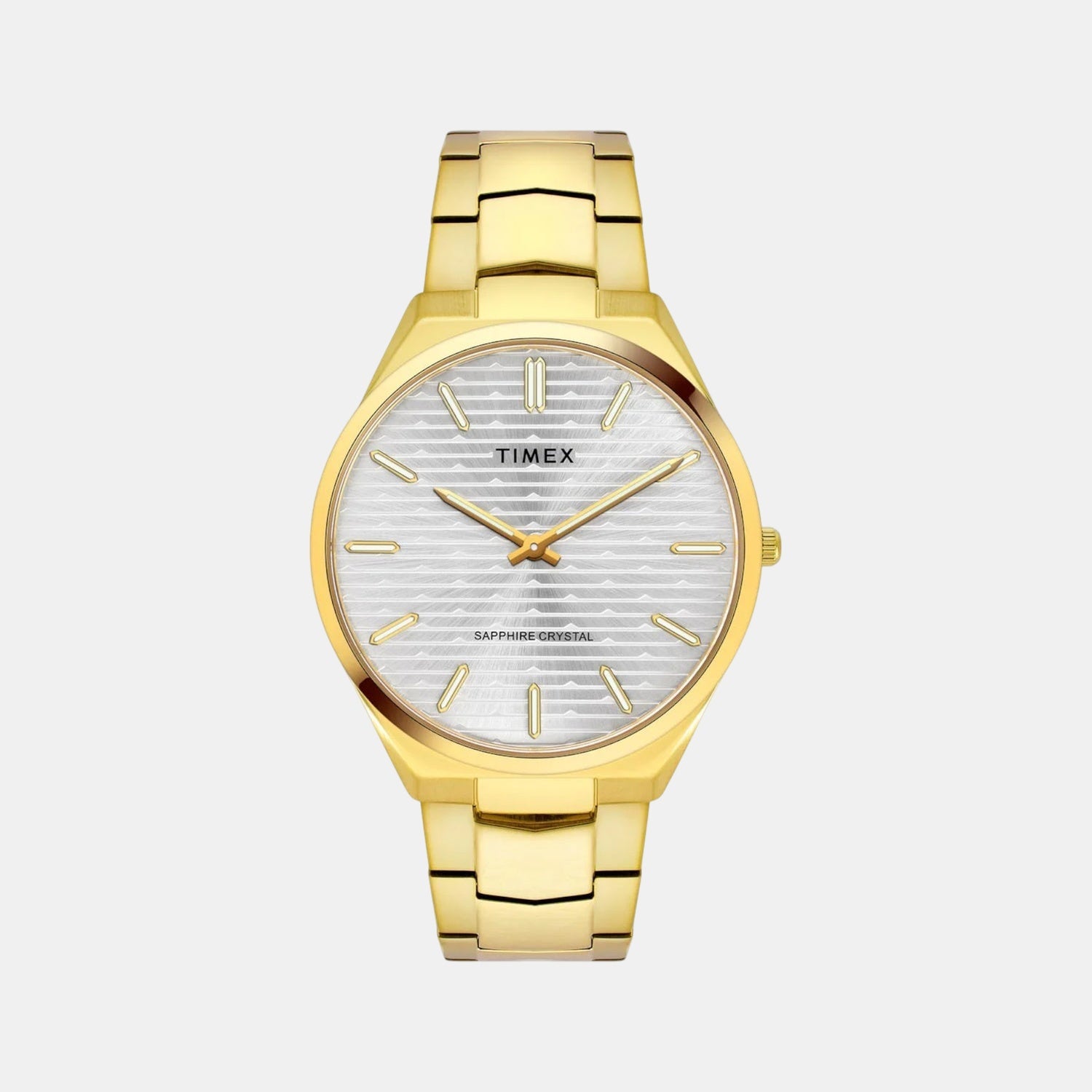 Fashion Men Quartz Silver Dial Analog Stainless Steel Watch TWEG25801