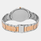 Fashion Men Quartz Blue Dial Analog Stainless Steel Watch TWEG25802