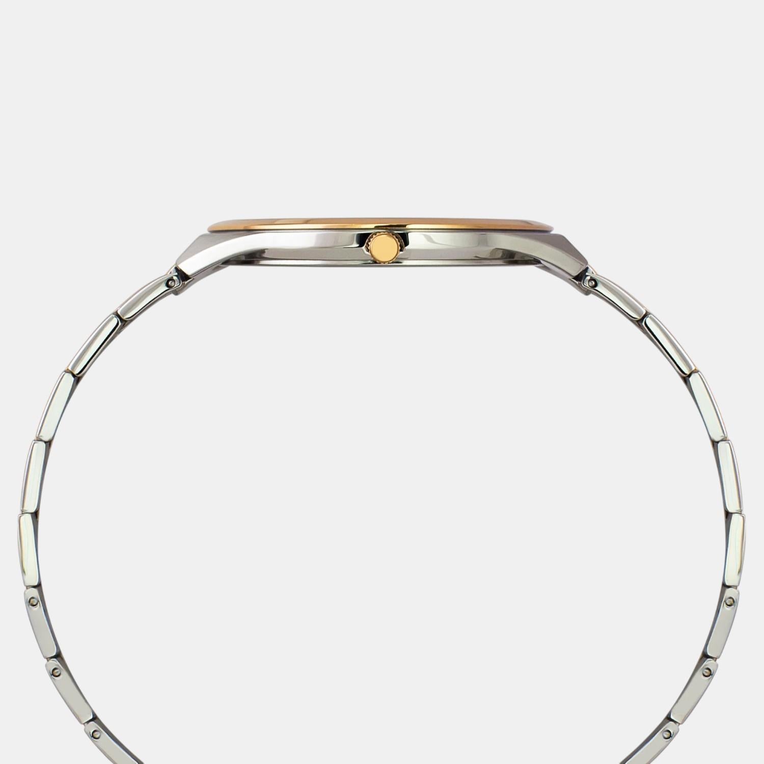 Fashion Men Quartz Blue Dial Analog Stainless Steel Watch TWEG25802