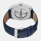 Fashion Men Automatic Blue Dial Analog Leather Watch TWEG25900