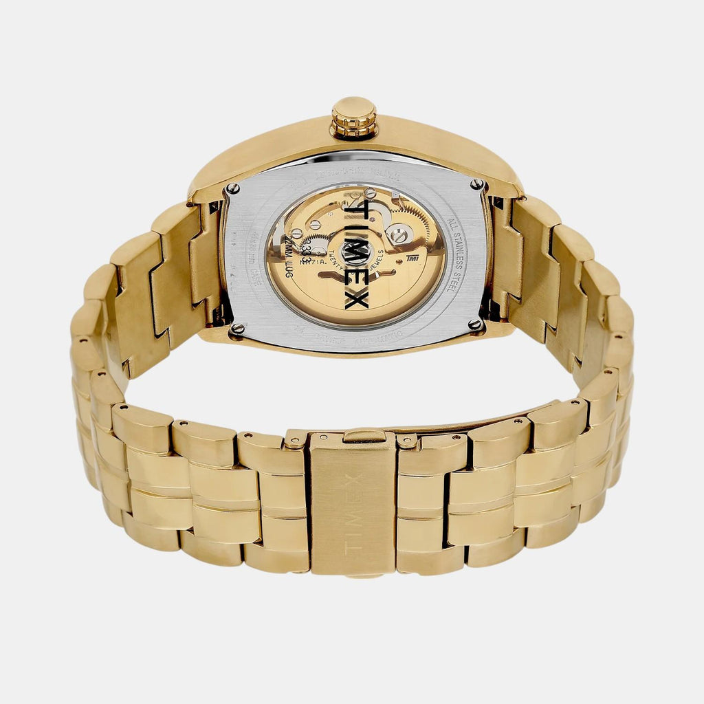 Fashion Men Automatic Green Dial Analog Stainless Steel Watch TWEG25902