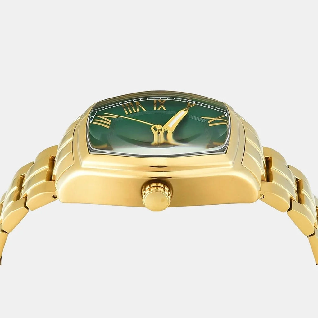 Signio Men Quartz Green Dial Analog Stainless Steel Watch TWEG25905