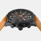 Vector Men Quartz Dial Chronograph Leather Watch TWEG26002