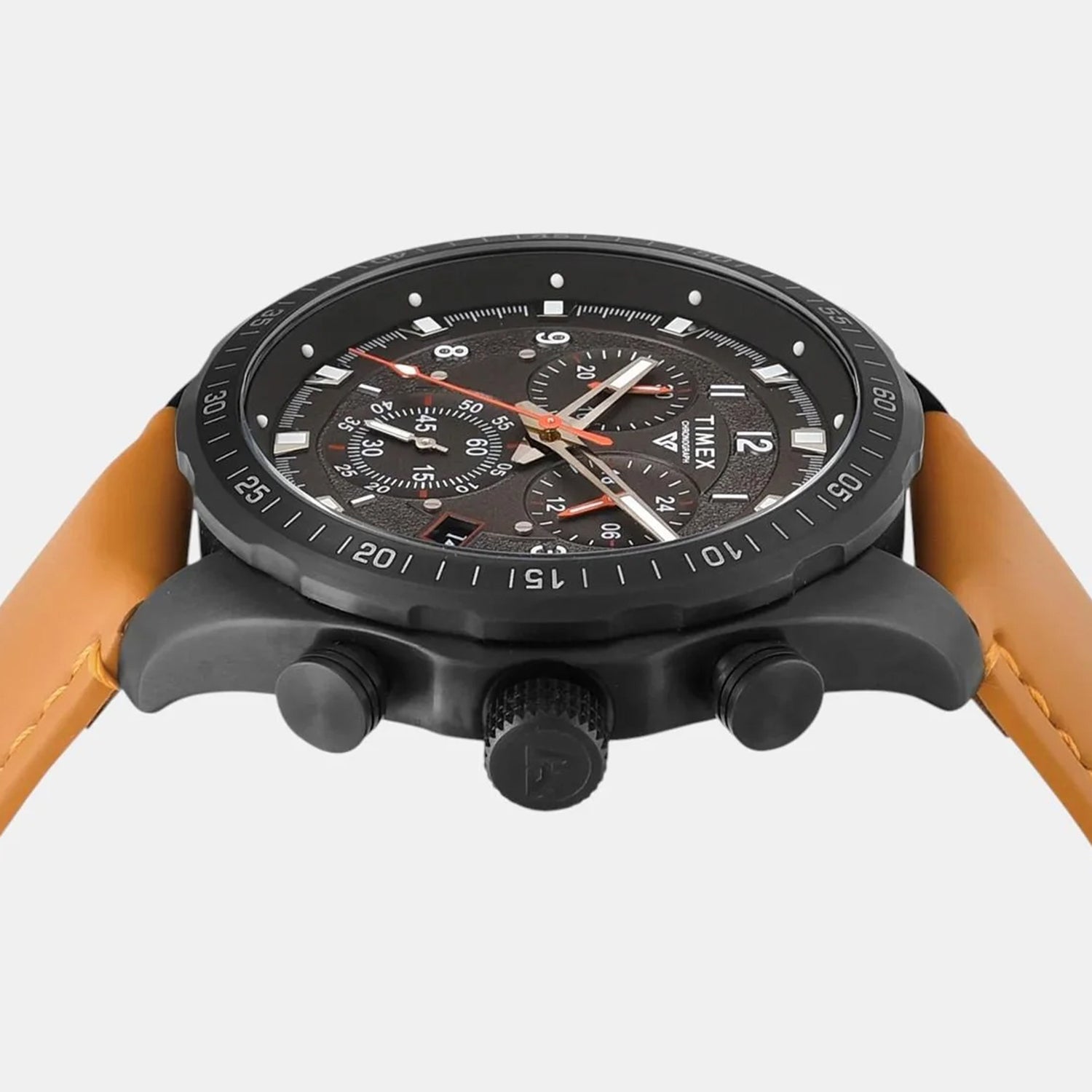 Vector Men Quartz Dial Chronograph Leather Watch TWEG26002