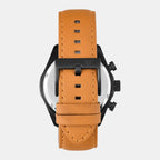 Fashion Men Quartz Grey Dial Chronograph Leather Watch TWEG26002