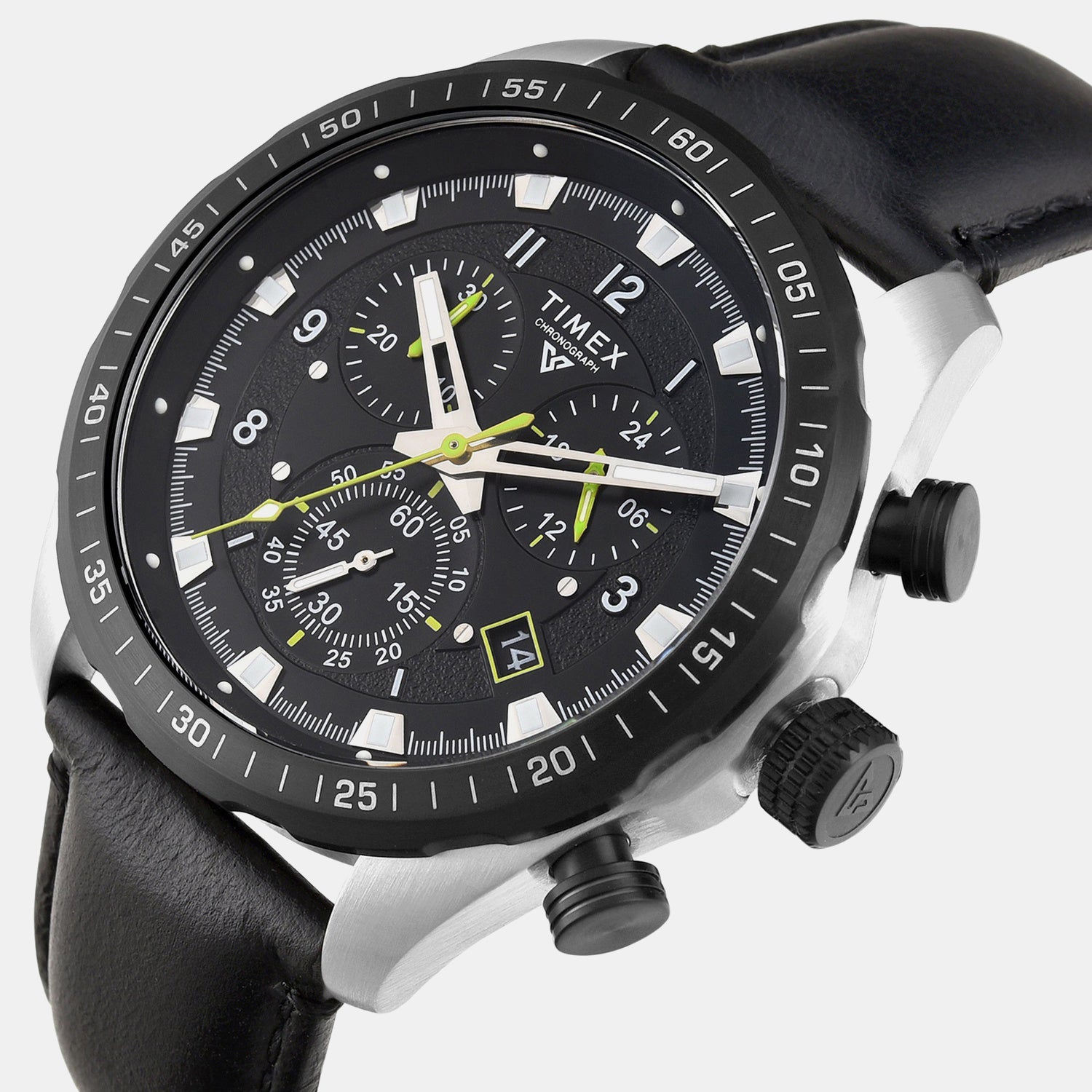 Vector Men Quartz Dial Chronograph Leather Watch TWEG26003