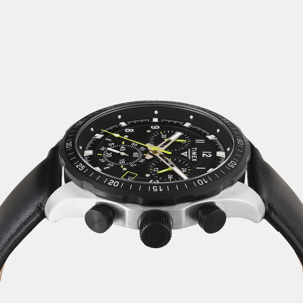 Vector Men Quartz Dial Chronograph Leather Watch TWEG26003