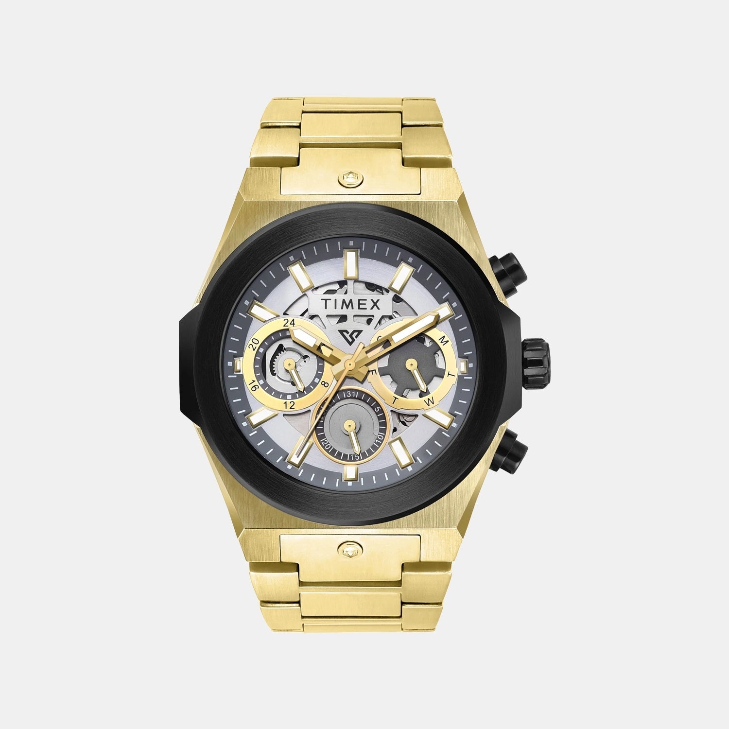 Vector Men Quartz Dial Multi-Function Stainless Steel Watch TWEG26101