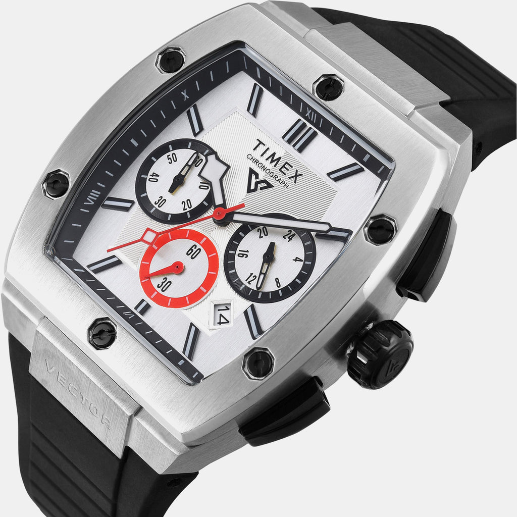 Vector Men Quartz Dial Chronograph Silicone Watch TWEG26200