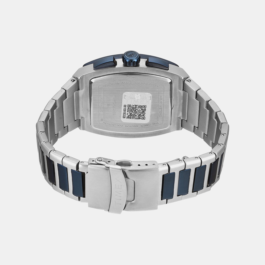 Vector Men Quartz Blue Dial Chronograph Stainless Steel Watch TWEG26202