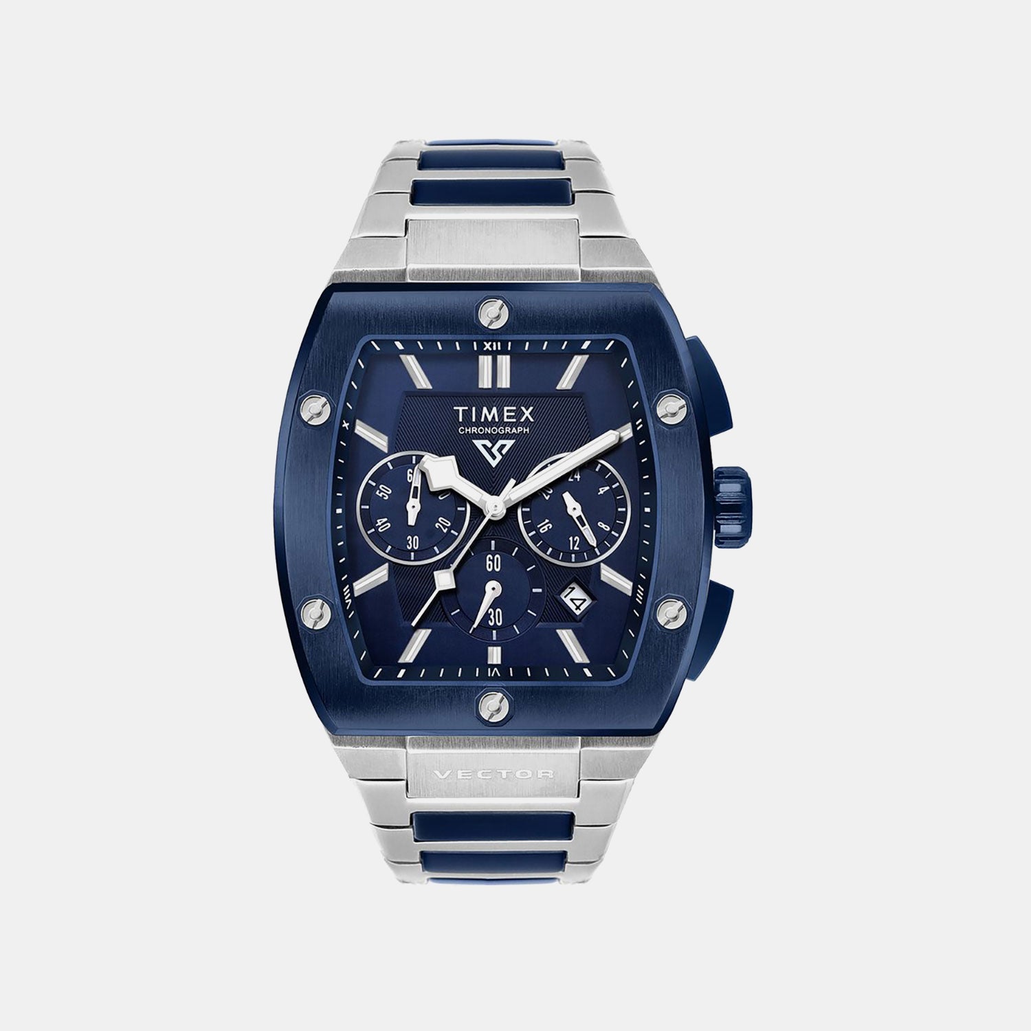 Vector Men Quartz Blue Dial Chronograph Stainless Steel Watch TWEG26202
