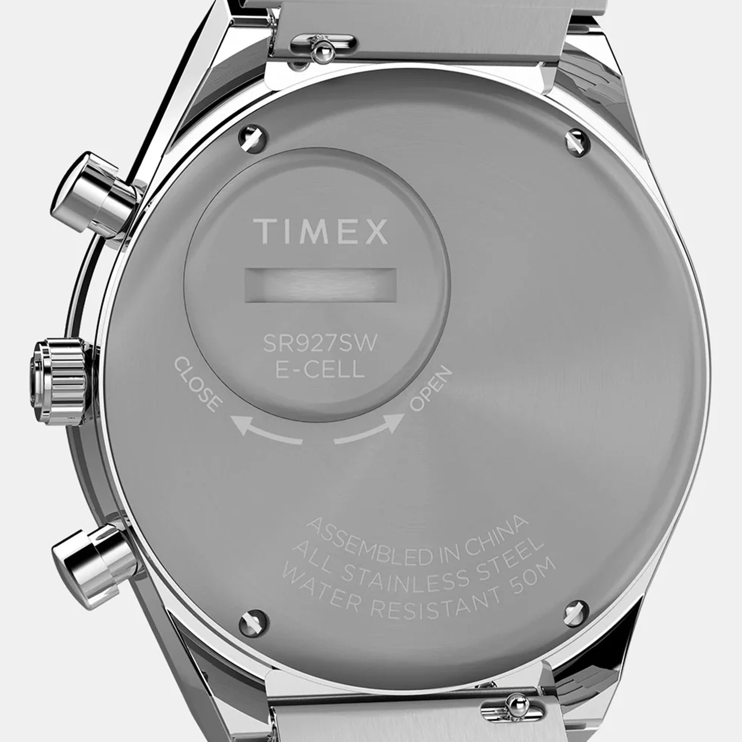 Q Timex Men Quartz Dial Chronograph Stainless Steel Watch TWEG26400