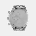 Q Timex Men Quartz Black Dial Chronograph Stainless Steel Watch TWEG26402