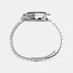 Q Timex Men Quartz Blue Dial Chronograph Stainless Steel Watch TWEG26403