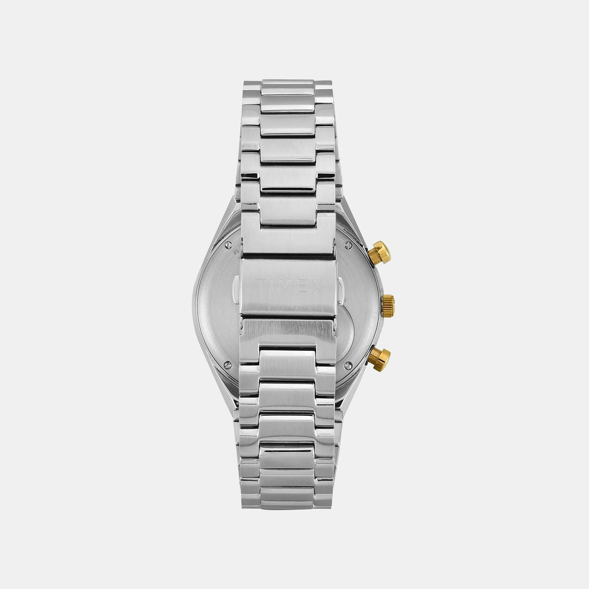 Q Timex Men Quartz Black Dial Multi-Function Stainless Steel Watch TWEG26404
