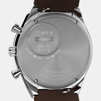 Men Quartz Rose Gold Dial Analog Leather Watch TWEG26409