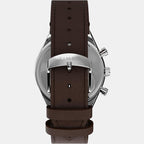 Men Quartz Rose Gold Dial Analog Leather Watch TWEG26409