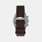 Men Quartz Rose Gold Dial Analog Leather Watch TWEG26409