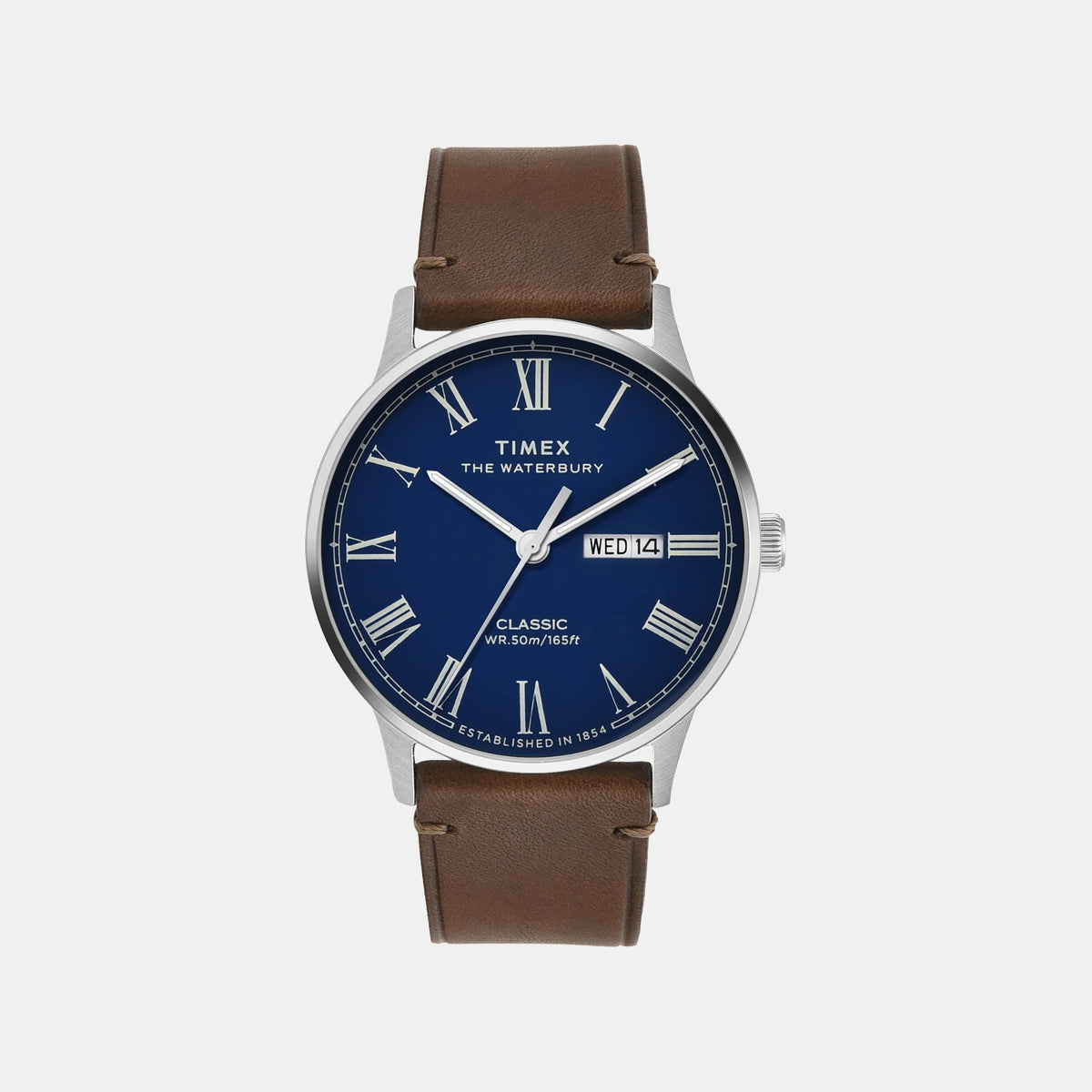 Waterbury Men Quartz Blue Dial Analog Leather Watch TWEG26502