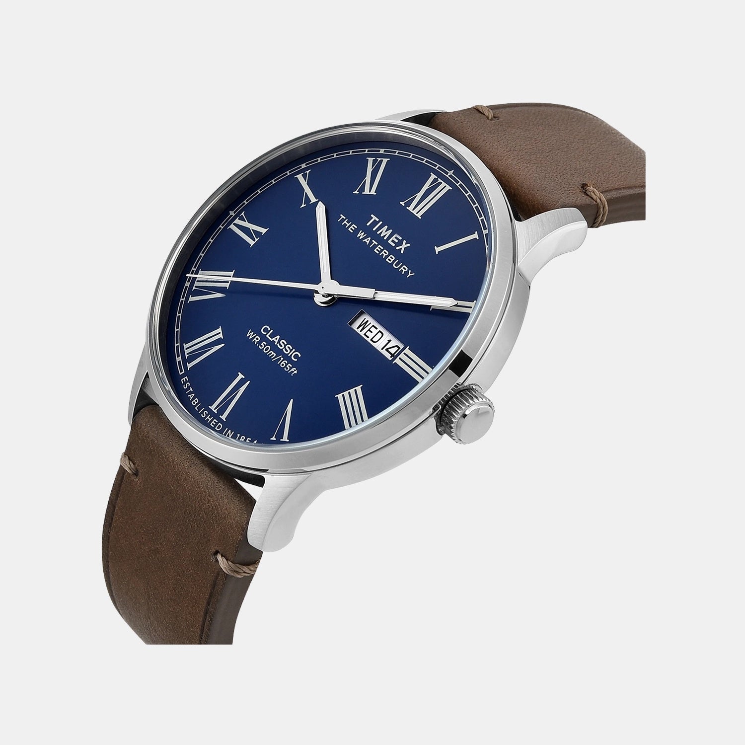 Waterbury Men Quartz Blue Dial Analog Leather Watch TWEG26502