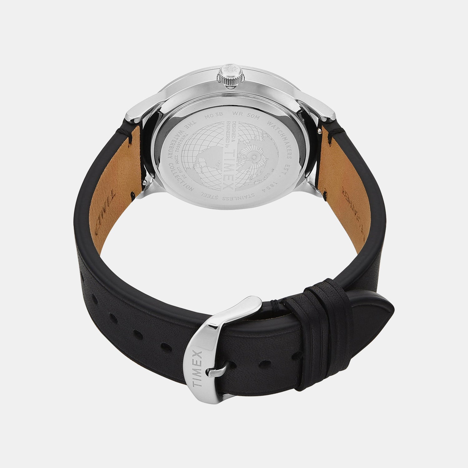 Waterbury Men Quartz White Dial Analog Leather Watch TWEG26503