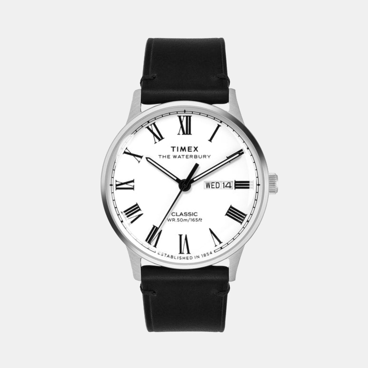 Waterbury Men Quartz White Dial Analog Leather Watch TWEG26503