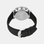 Waterbury Men Quartz Black Dial Chronograph Leather Watch TWEG26602