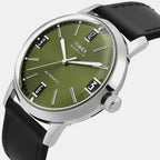 Marlin Men Automatic Green Dial Analog Leather Watch TWEG26700