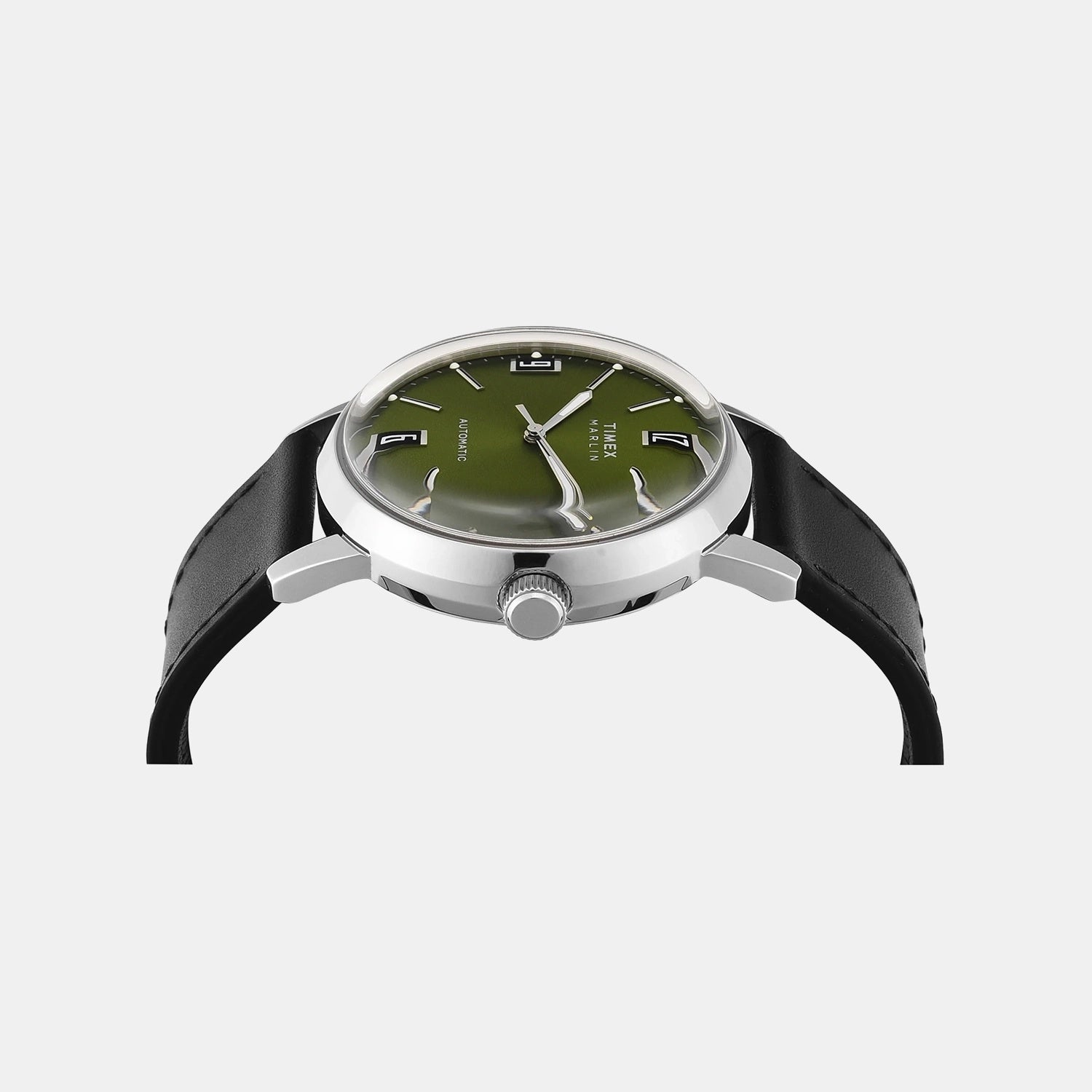 Marlin Men Automatic Green Dial Analog Leather Watch TWEG26700